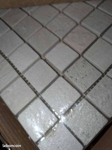 Mosaique blanche 2,5 x 2,5 MO03QZ01 